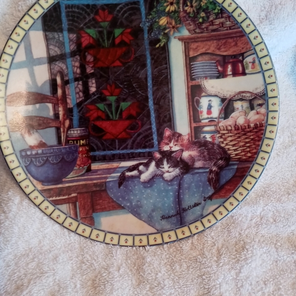 Cats plate edwin knowles - Picture 4 of 5